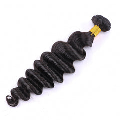 Virgin human hair weft 100% Human hair 1pc