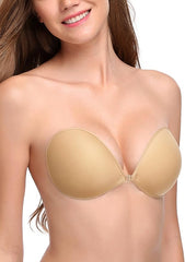 Gift For My Customer Adhesive Bra Reusable Strapless Self Silicone Push-up Invisible Sticky Bras for Backless Dress