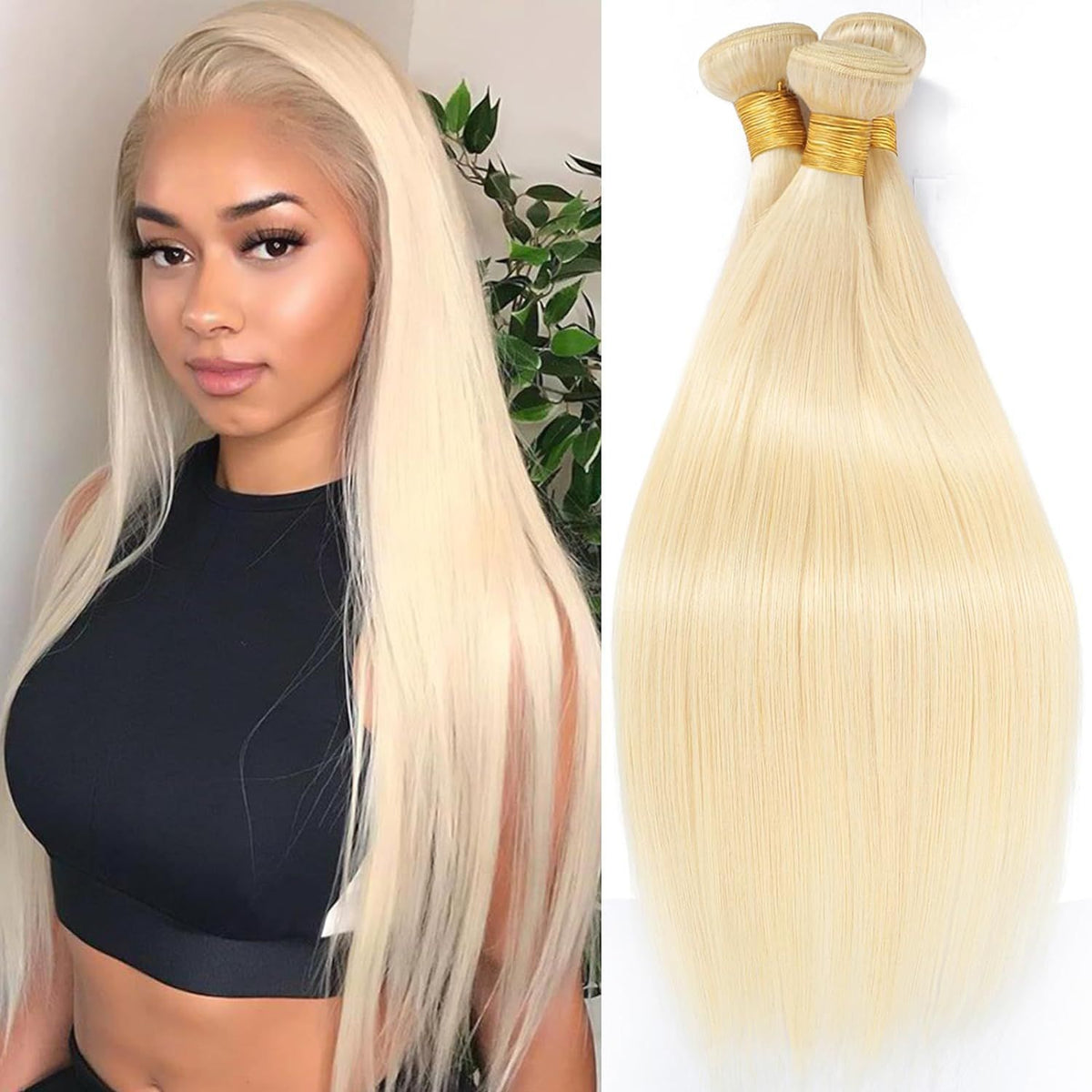 613 Hair Bundles 100% Human Virgin Hair 3pcs